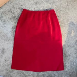 Red skirt